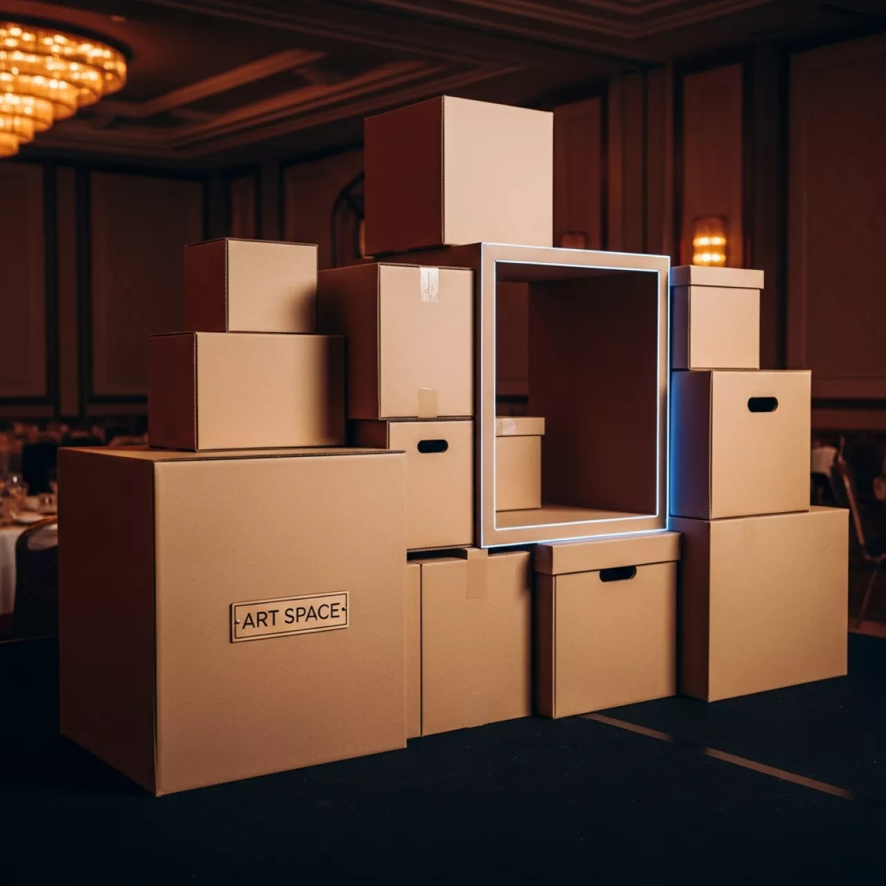 Аренда Коробка картонная в Гранд Отель Поляна — ART SPACE