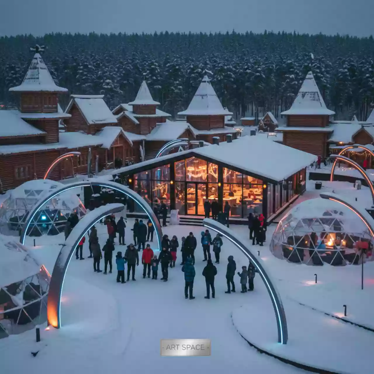 Аренда Корпоратив загородный семейный в этно-парке «Моя Россия» — ART SPACE