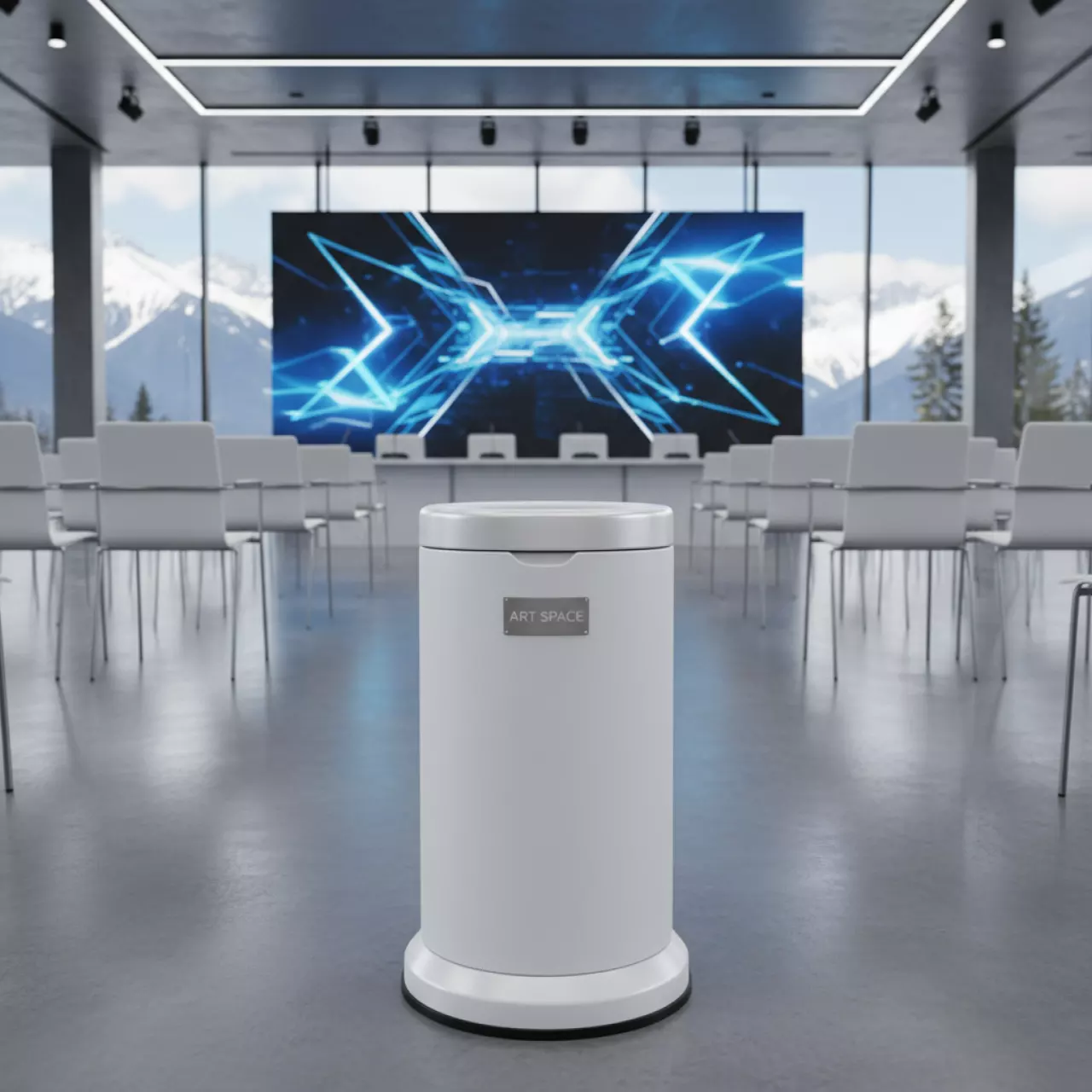 Аренда Корзина для мусора White 5251WT на курорте «Газпром» (Альпика) — ART SPACE