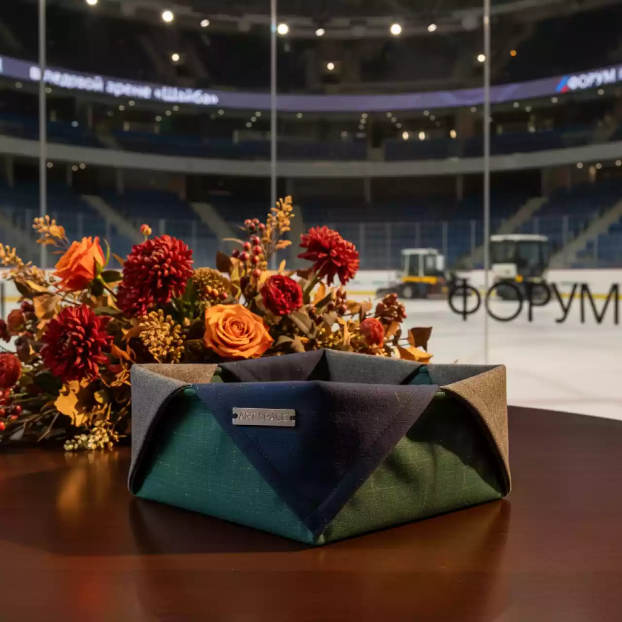 Аренда Корзинка для хлеба хлопковая Морна в ледовой арене «Шайба» — ART SPACE