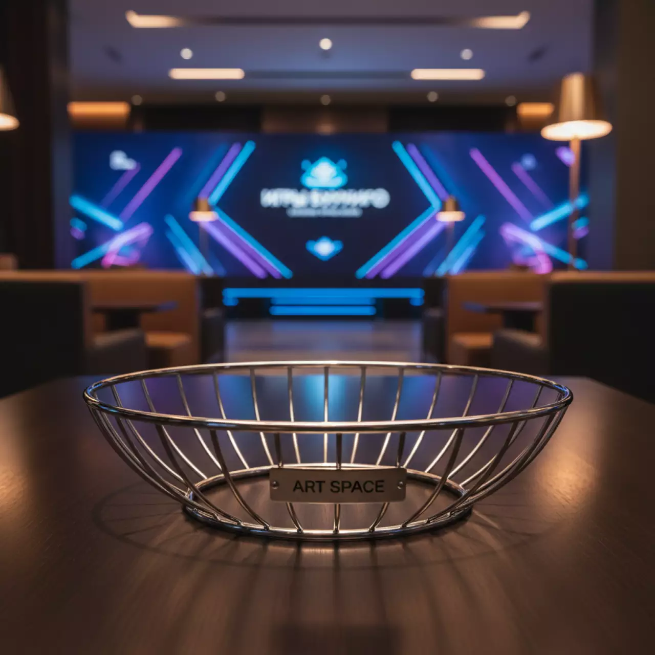 Аренда Корзинка для хлеба овальная металлическая Осгар 260х160х85 мм в Pullman Sochi Centre — ART SPACE