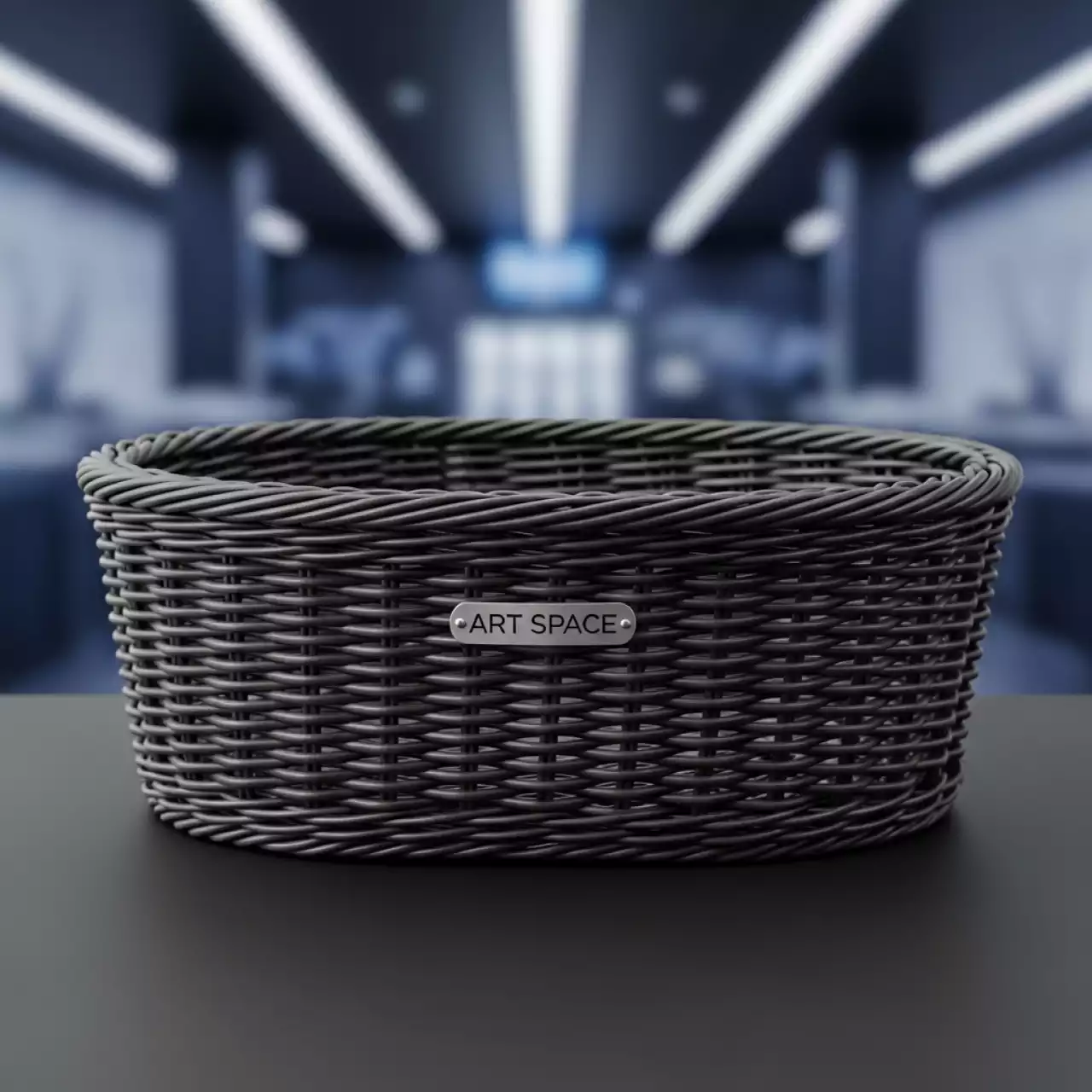 Аренда Корзинка для хлеба овальная плетеная Таурус 225х145х60 мм в Skypark Sochi — ART SPACE