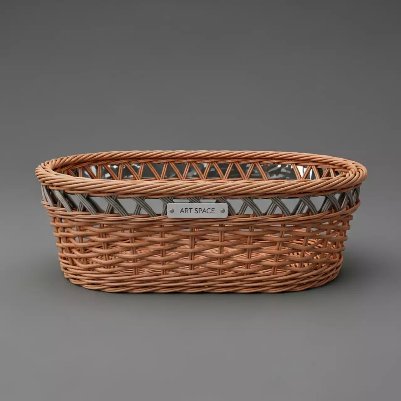 Аренда Корзинка для хлеба плетеная овальная Луиза 230х150х38 мм в VK Stadium Sirius — ART SPACE