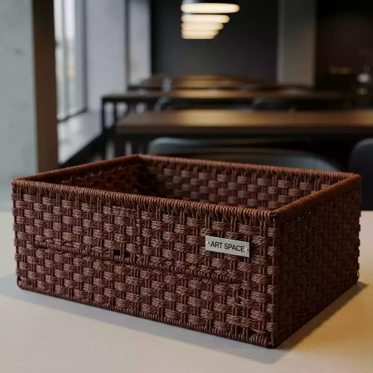 Аренда Корзинка для хлеба плетеная прямоугольная Терхат 250х160х60 мм в ресторане «Баран-Рапан» — ART SPACE