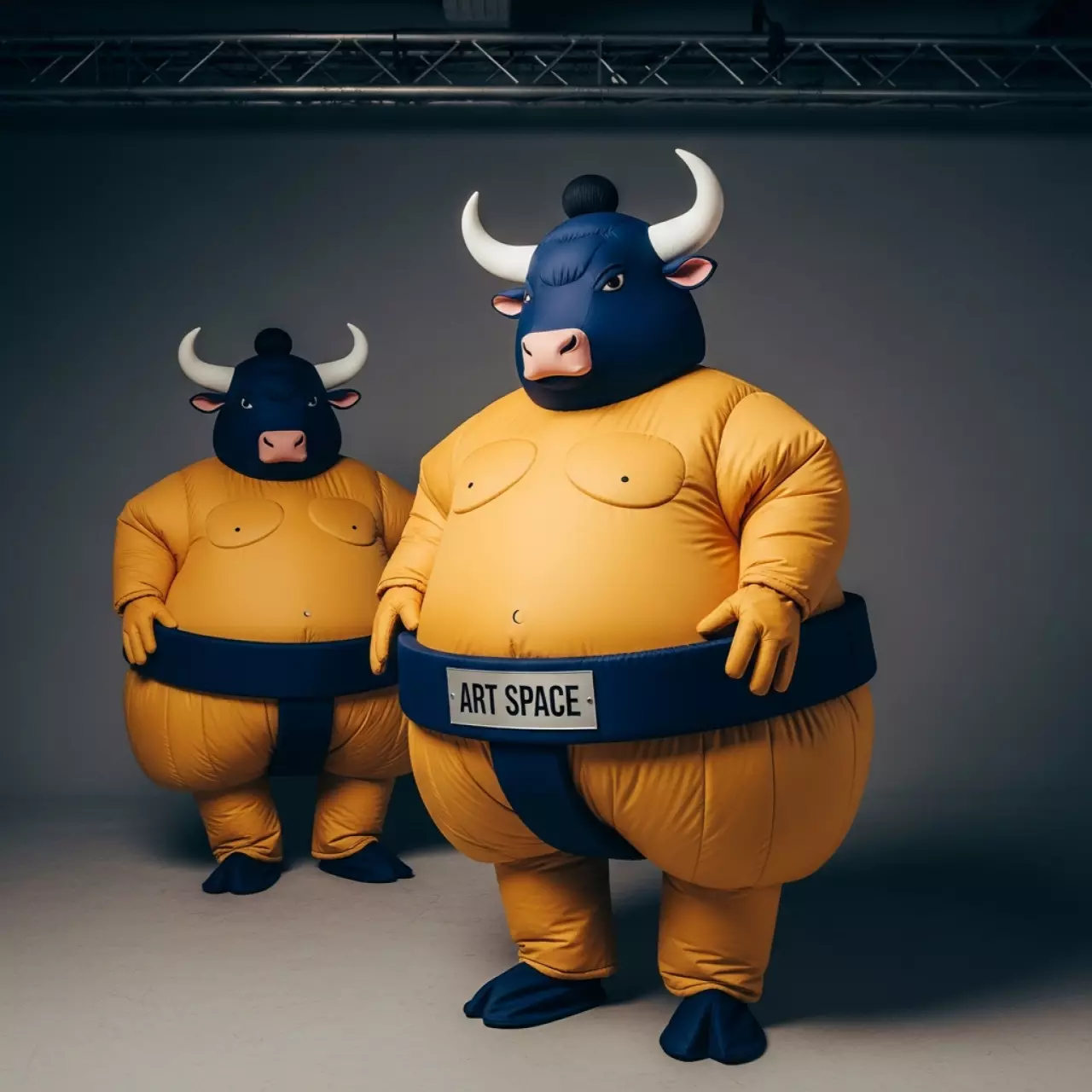 Аренда Костюмы сумо быки в санатории «Заполярье» — ART SPACE