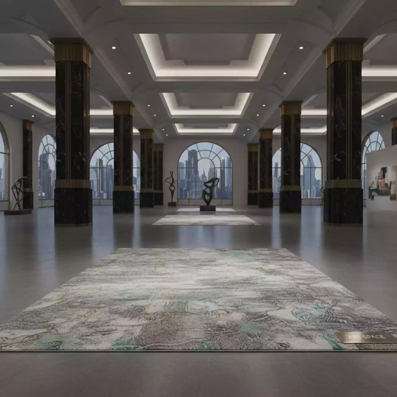 Аренда Ковер индийский Mist в VK Stadium Sirius — ART SPACE