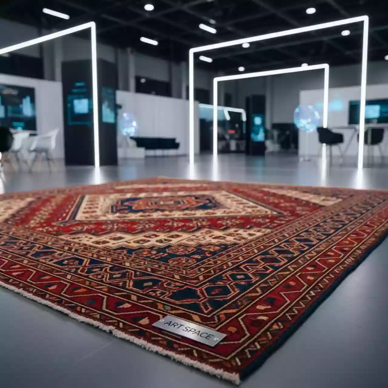 Аренда Ковер восточный Kilim 370х180 на Имеретинской набережной — ART SPACE