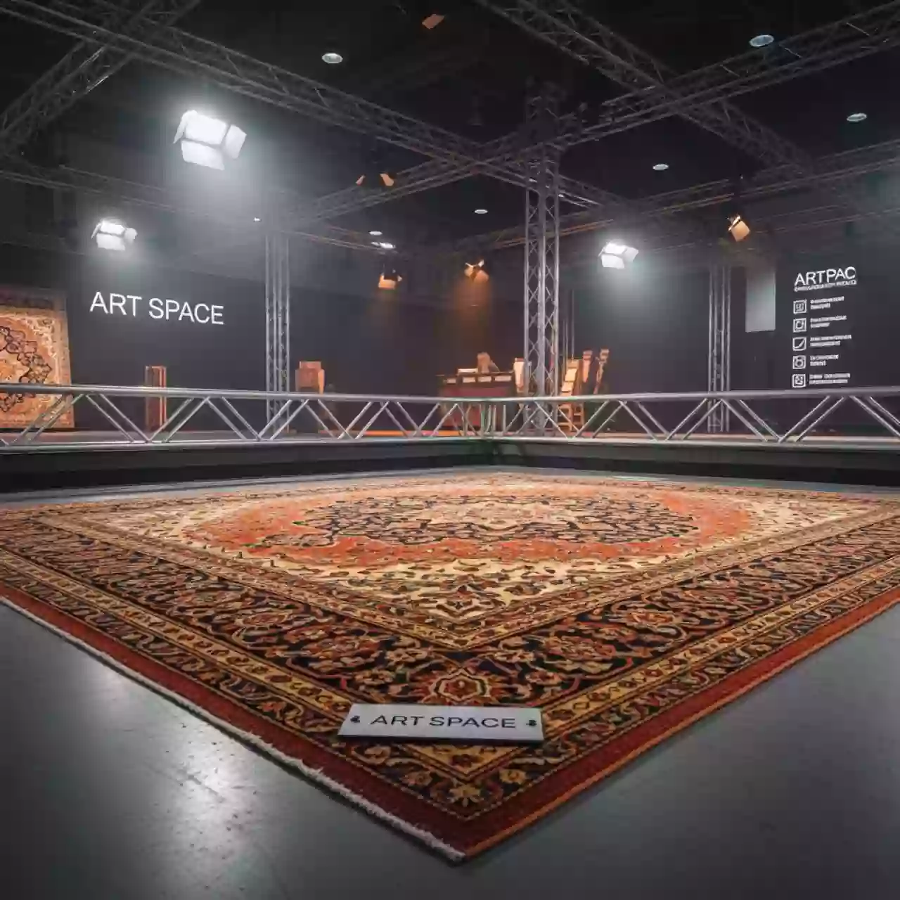 Аренда Ковер восточный Lukum 380х210 см в этно-парке «Моя Россия» — ART SPACE