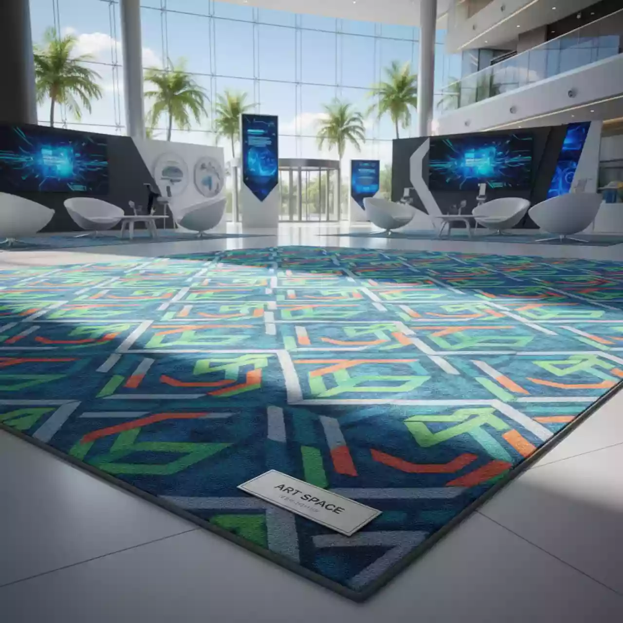 Аренда Коврик Green Glade флис 150х200 см в Маринс Парк Отеле — ART SPACE