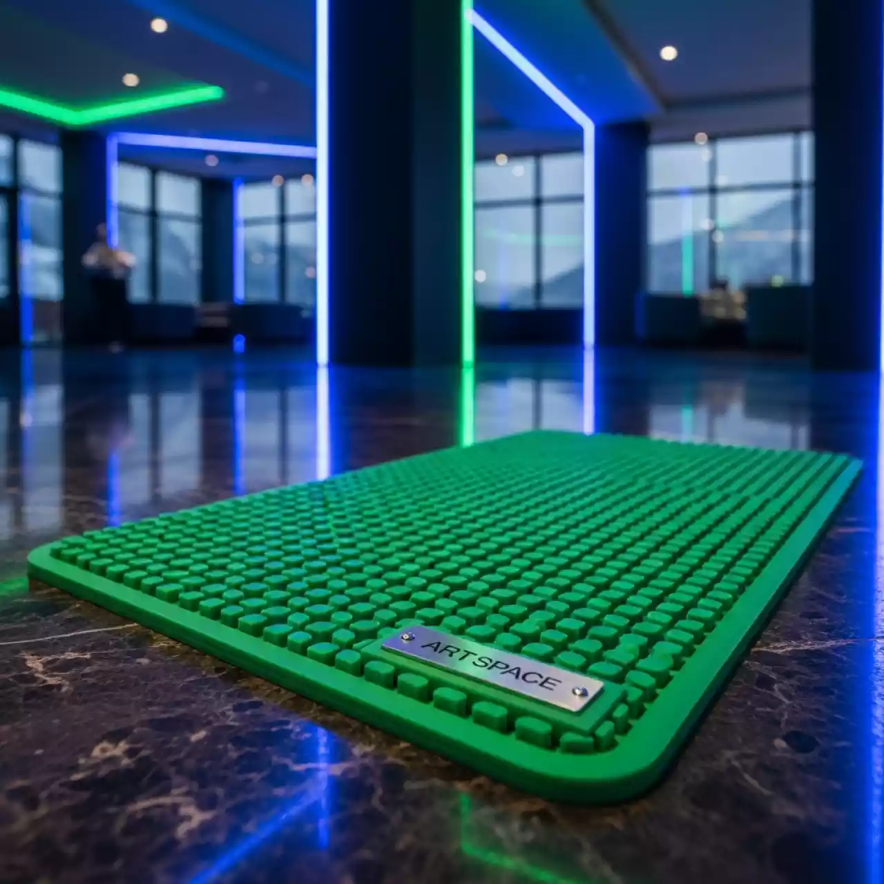 Аренда Коврик M500 Winter Glade полипропиленовый зеленый 48х20 см в Rixos Krasnaya Polyana — ART SPACE