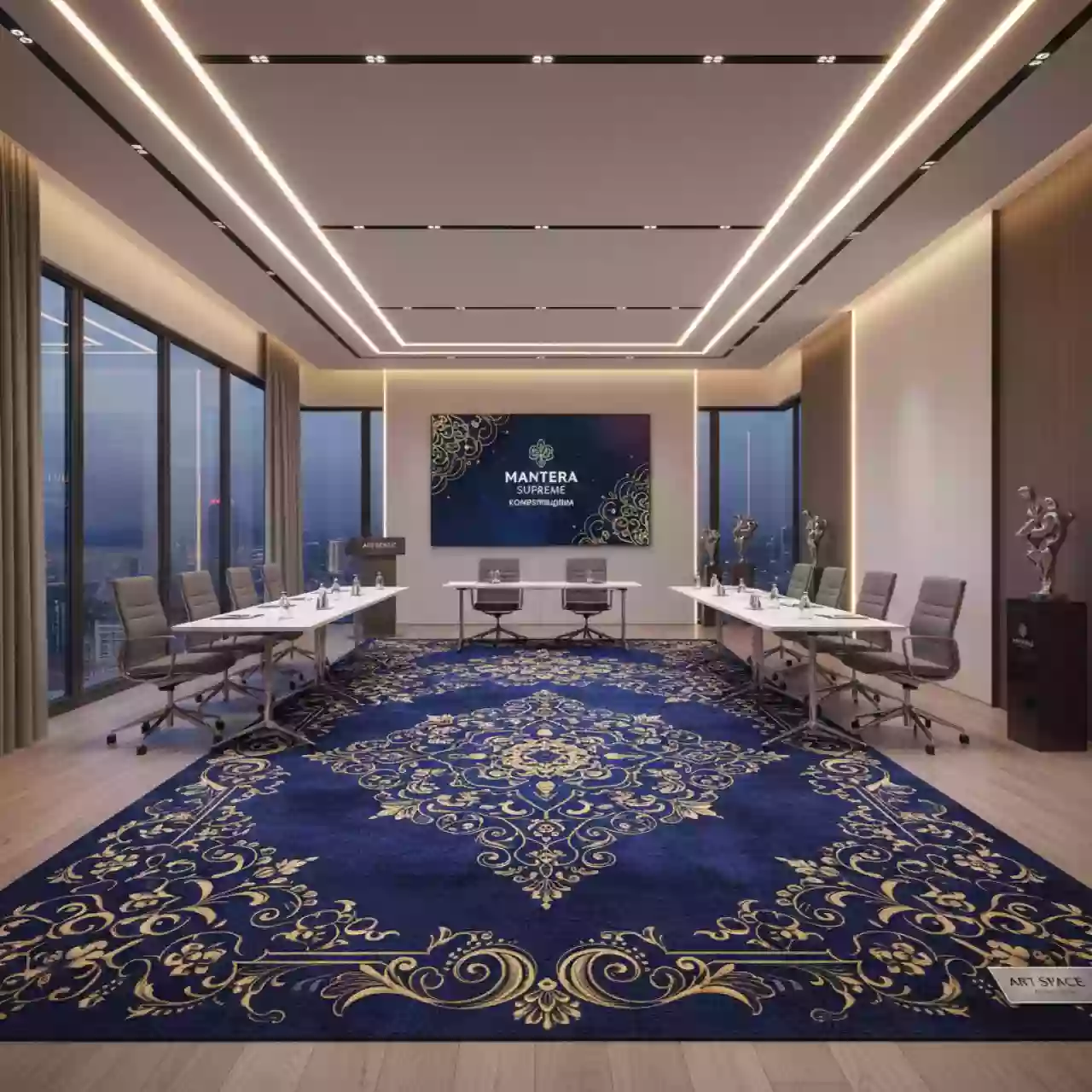 Аренда Коврик русская лазурь в Mantera Supreme — ART SPACE