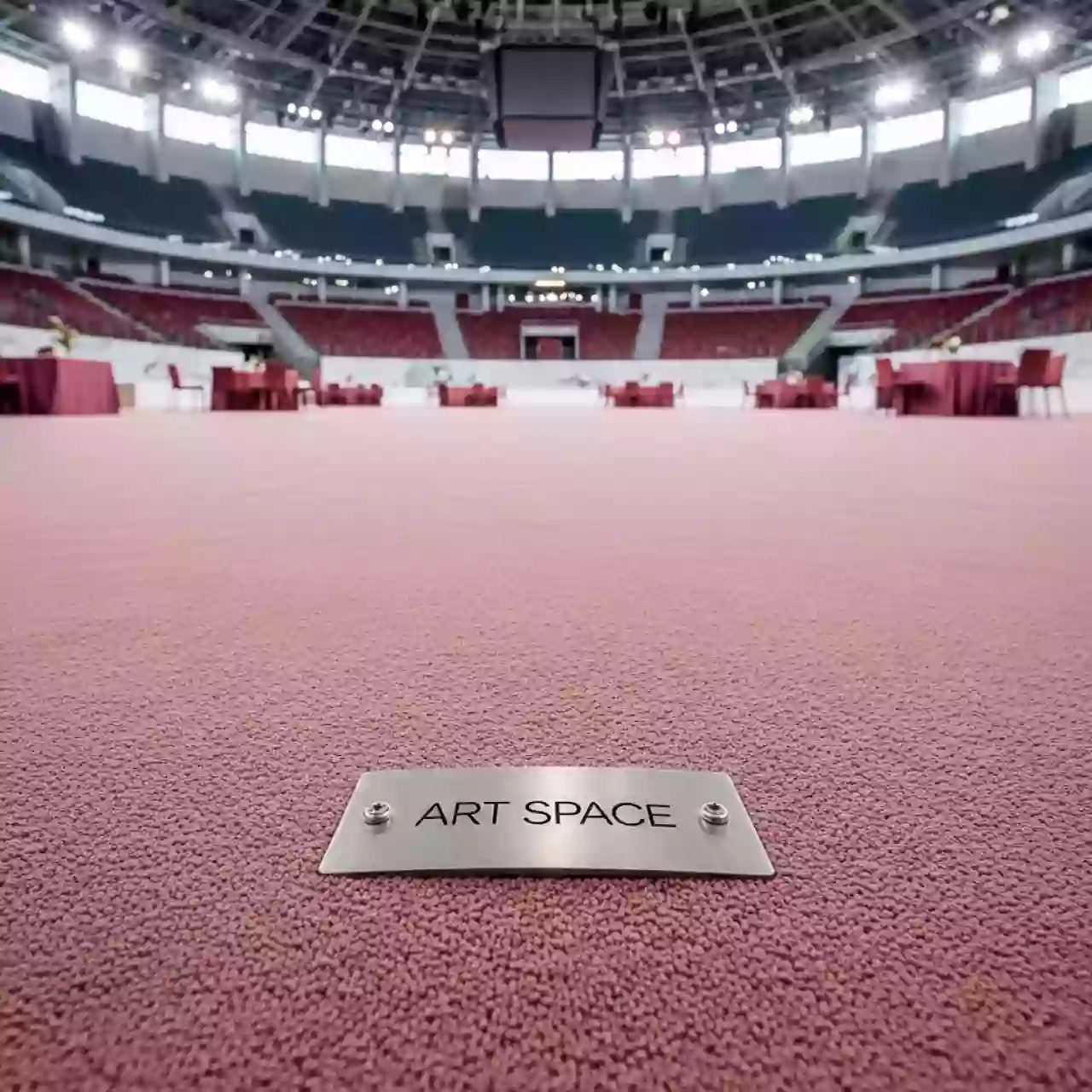 Аренда Ковролин розовый цвет 9302 в Ледовом дворце «Айсберг» — ART SPACE