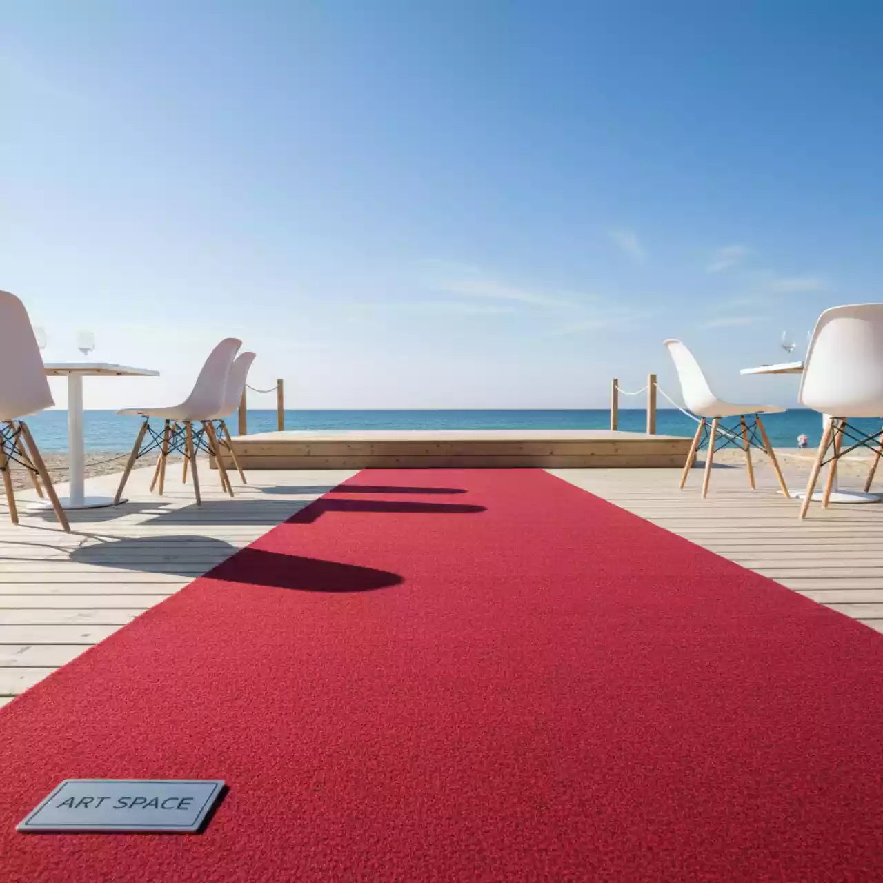 Аренда Ковровая дорожка красная 20 м² в пляжном комплексе VinoGrad — ART SPACE