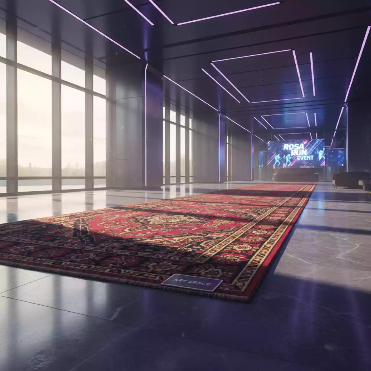 Аренда Ковровая дорожка СССР в Mövenpick Hotel — ART SPACE