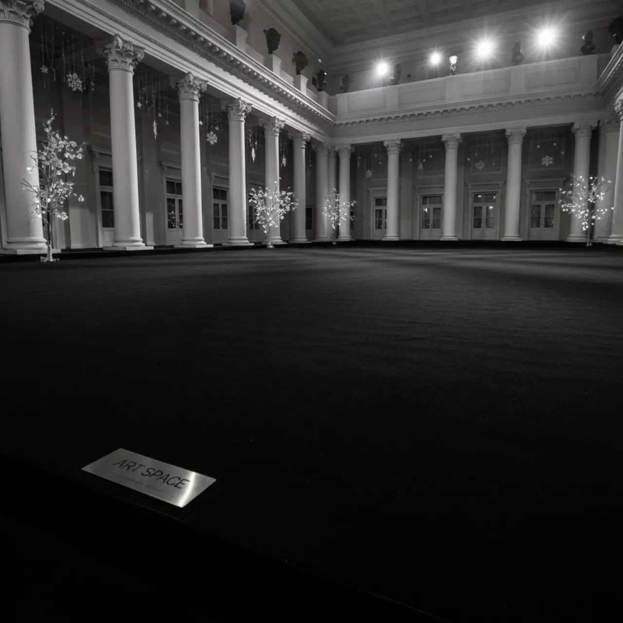 Аренда Ковровое покрытие ковролин черный 50 м² в Зимнем театре — ART SPACE