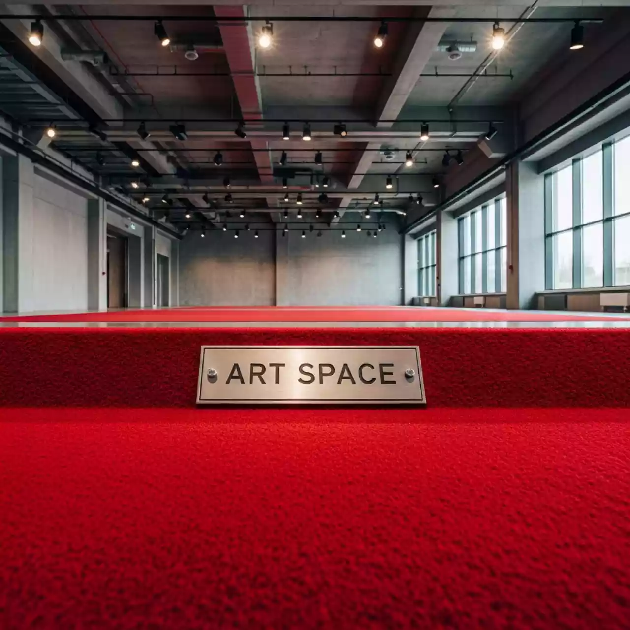 Аренда Ковровое покрытие ковролин красное 200 м² в Gamma Sirius — ART SPACE