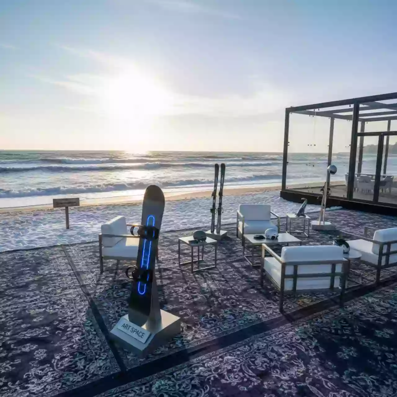 Аренда Ковровое покрытие ковры на пляже «Ривьера» — ART SPACE