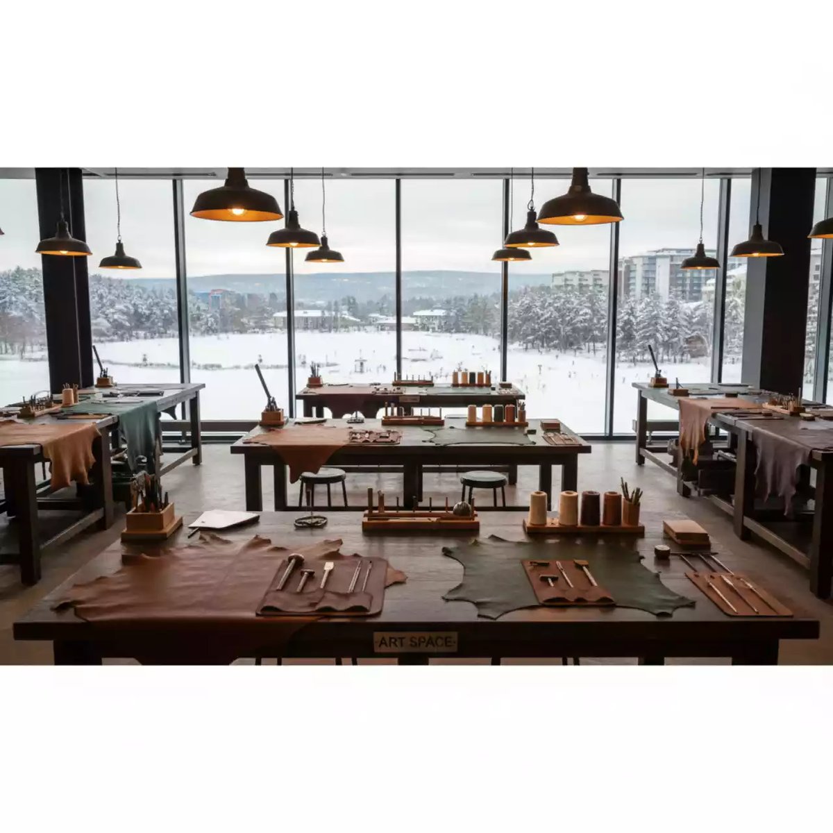 Аренда Кожаные аксессуары мастер класс в Imeretinskiy Hotel — ART SPACE