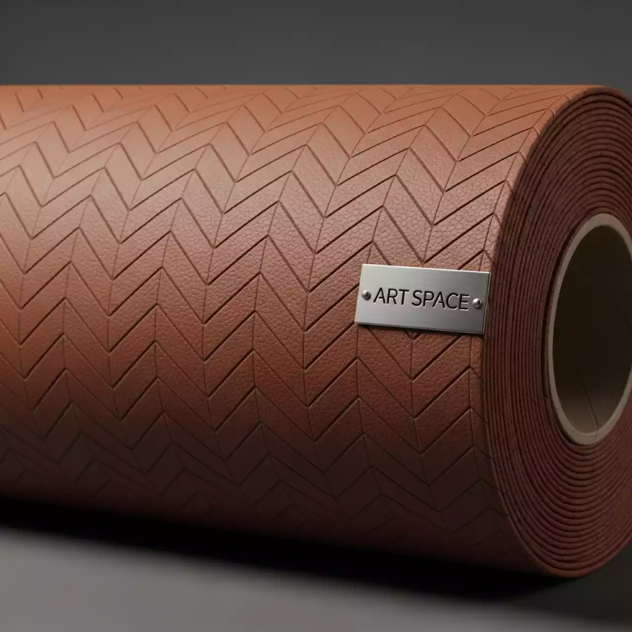 Аренда Кожзаменитель рулонный текстура шевро Albeo Imitation Leather 320 г м² 1370x25 м 76,2 мм TD 615 в ресторане «D.O.M» — ART SPACE