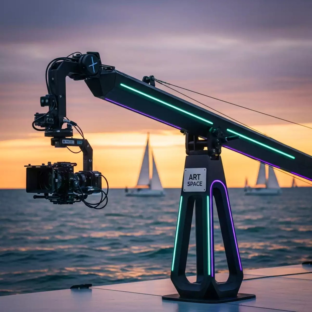 Аренда Кран на парусной регате (Сочи) — ART SPACE