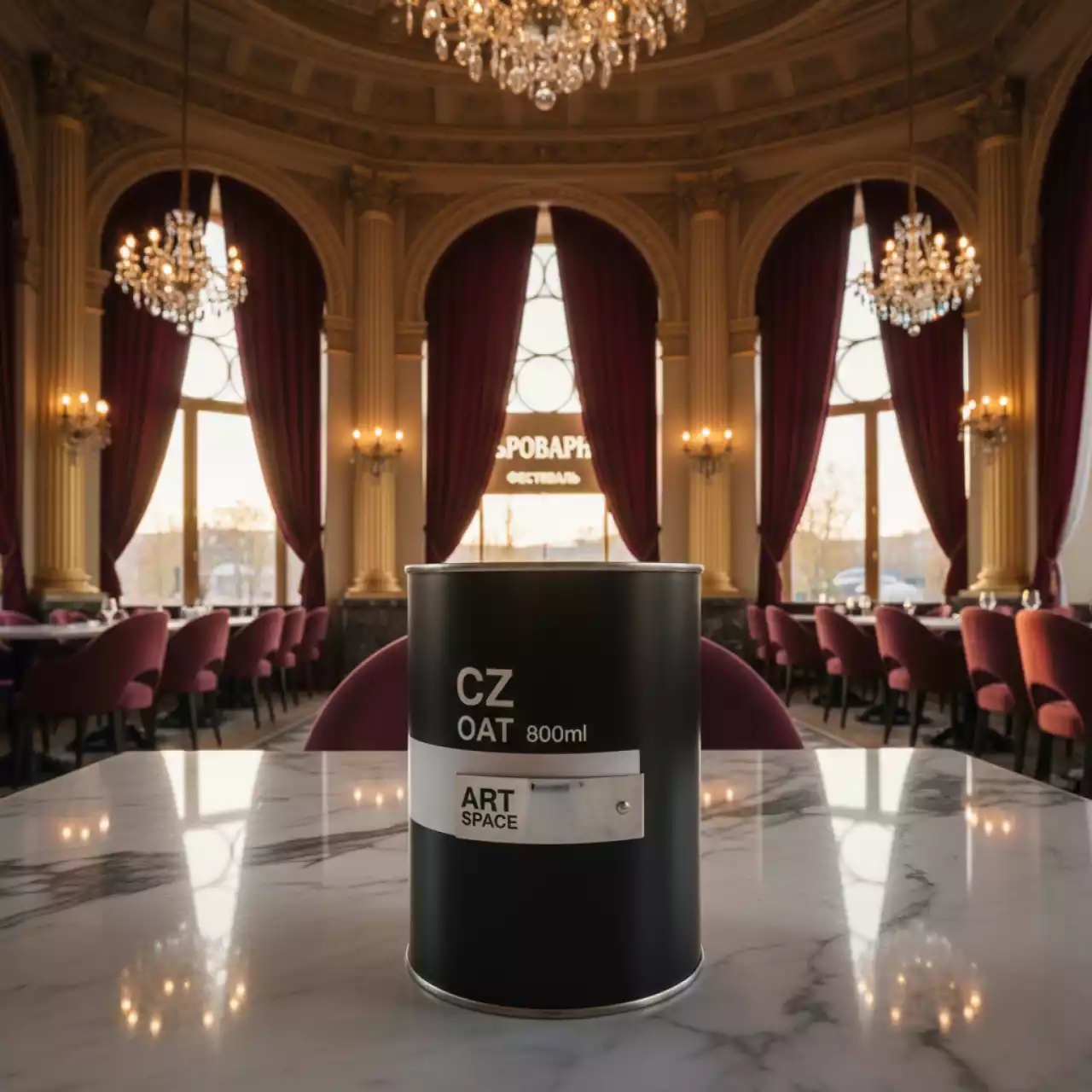 Аренда Краска черная CZ OAT 800 мл в ресторане «Сыроварня» — ART SPACE