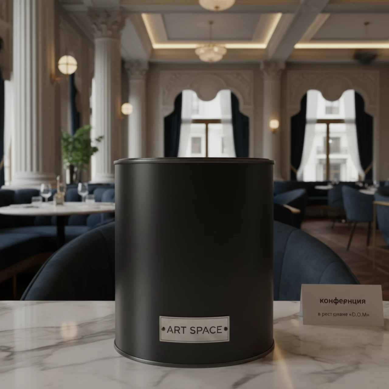 Аренда Краска черная EZ 1000 мл OAT в ресторане «D.O.M» — ART SPACE