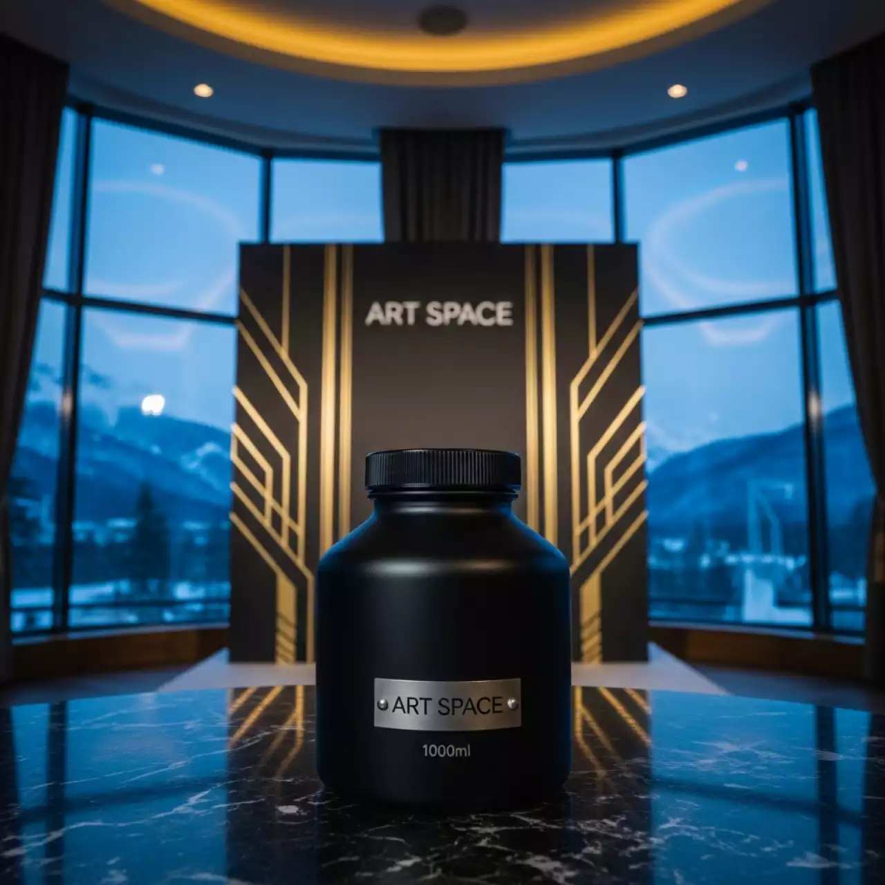 Аренда Краска черная EZ 1000 мл в Golden Tulip Rosa Khutor — ART SPACE