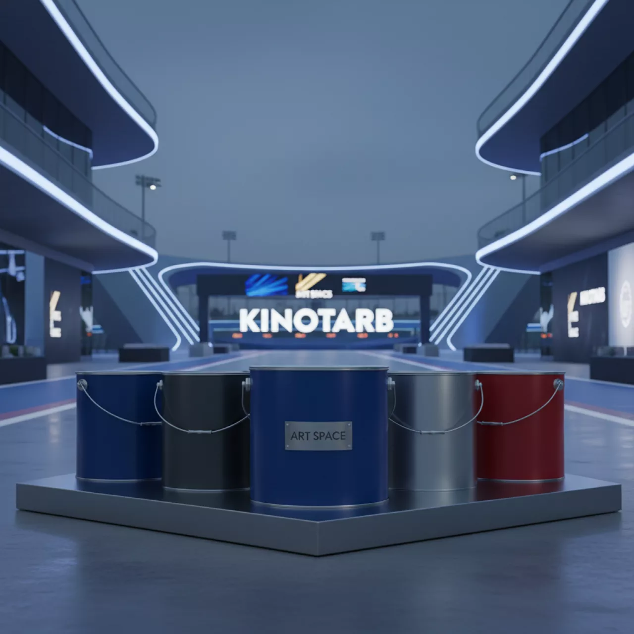 Аренда Краска фасадная резиновая акриловая Dali на Сочи Автодроме — ART SPACE