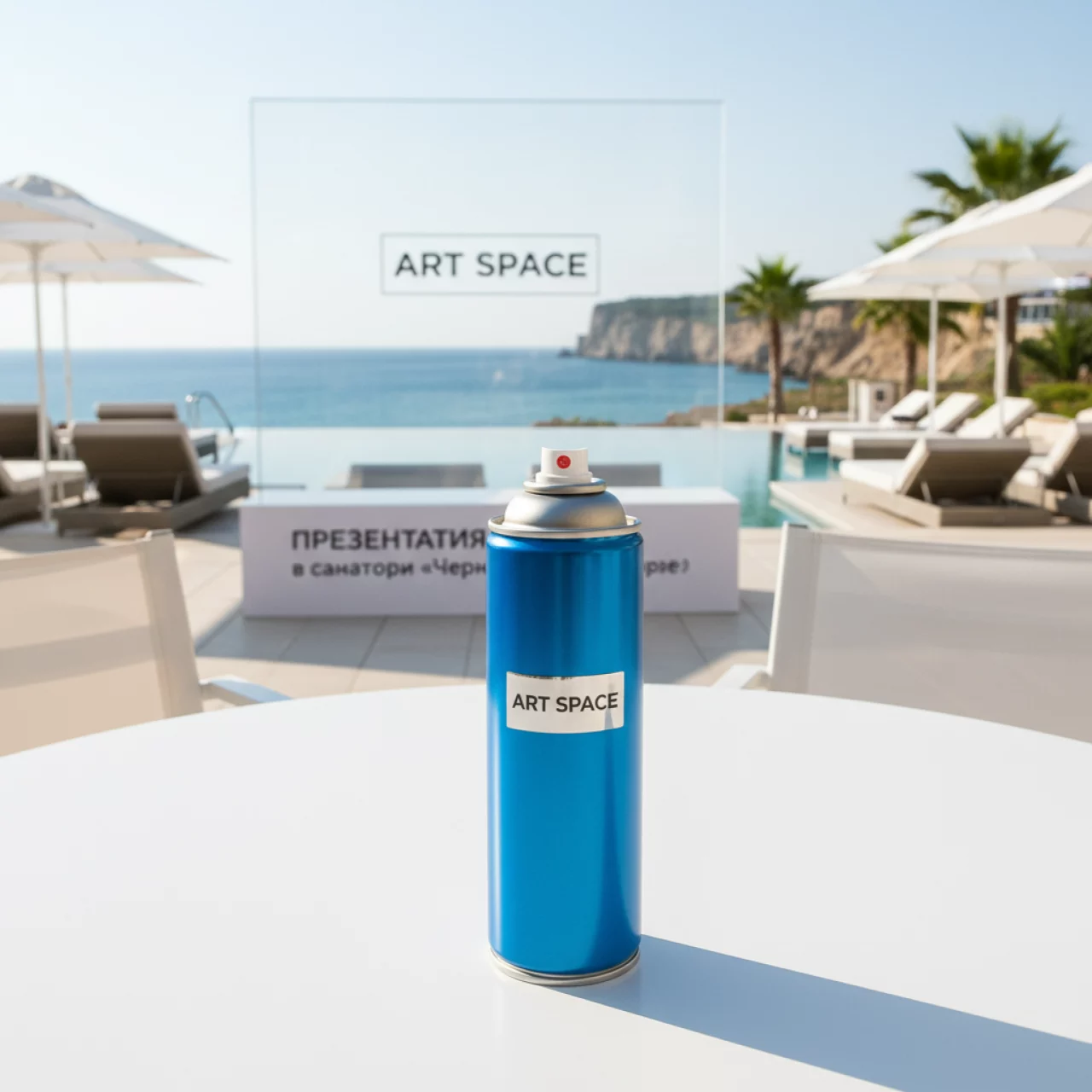 Аренда Краска синяя DUPLO DA12 600 мл A100 в санатории «Черноморье» — ART SPACE