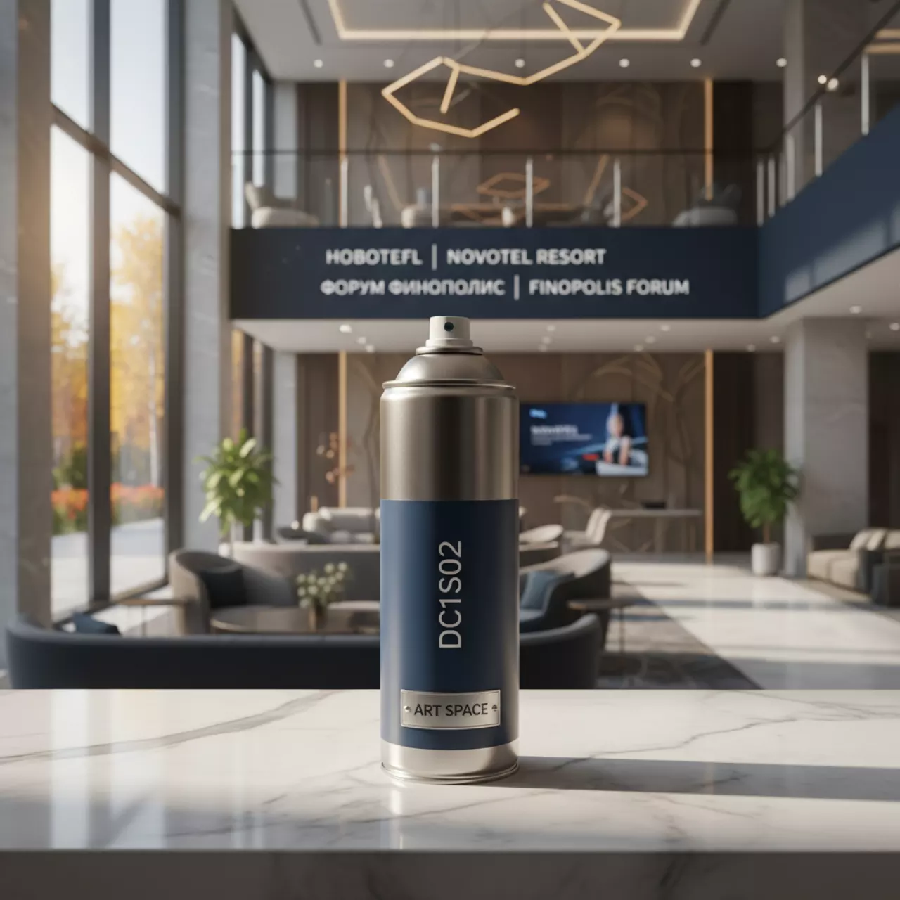 Аренда Краска темно синяя DUPLO DC1S02 600 мл C100 105 M300 400 в Novotel Resort — ART SPACE