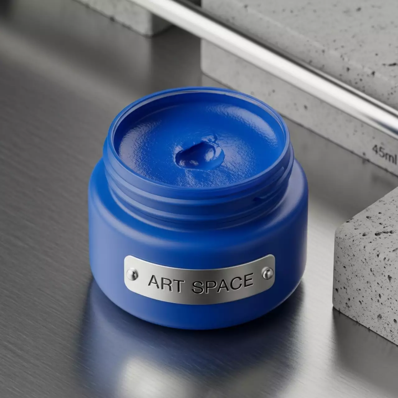 Аренда Краска темперная синяя Attache 45 мл в ледовом дворце «Большой» — ART SPACE