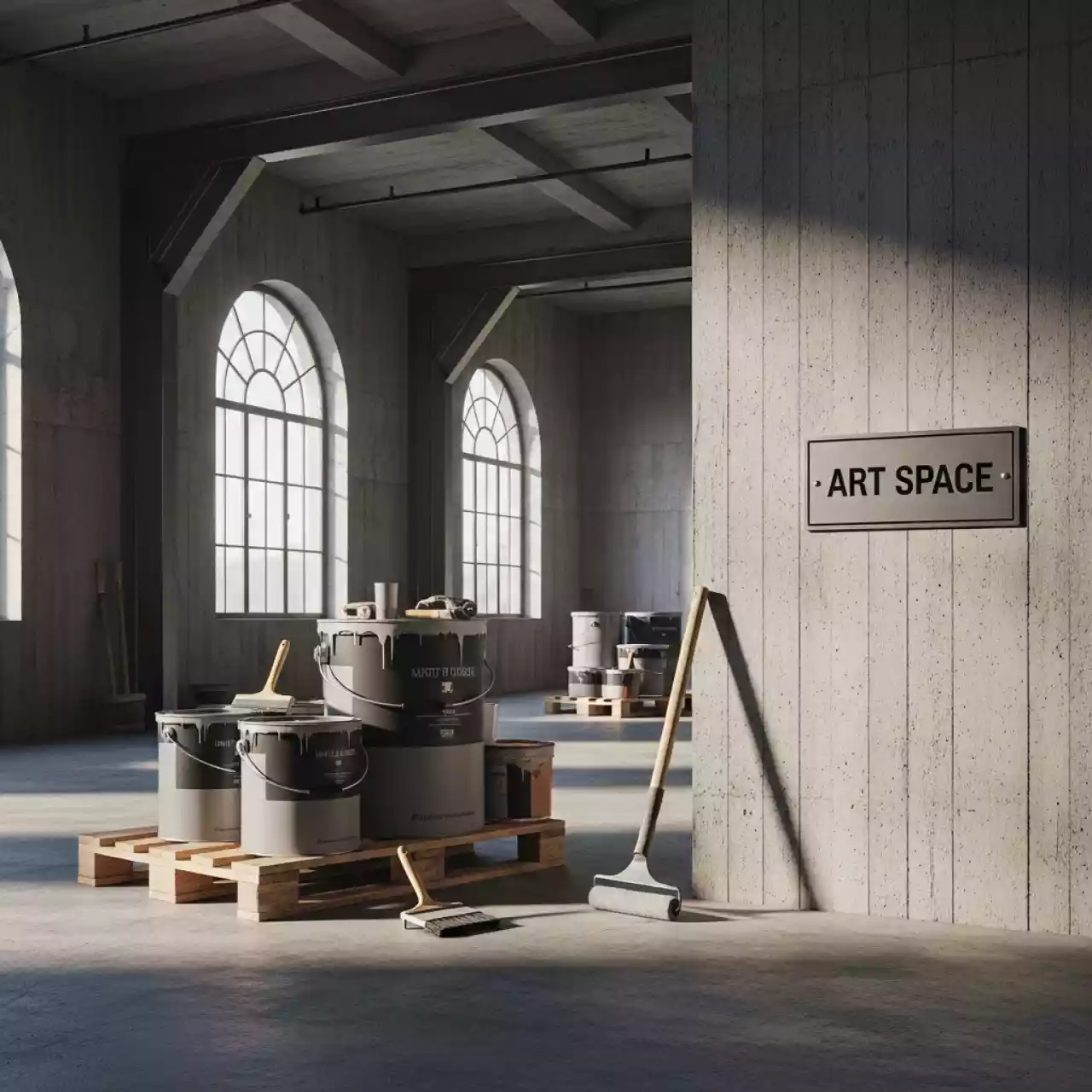 Аренда Краски дисперсионные для внутренних работ на вилле «Анна» — ART SPACE