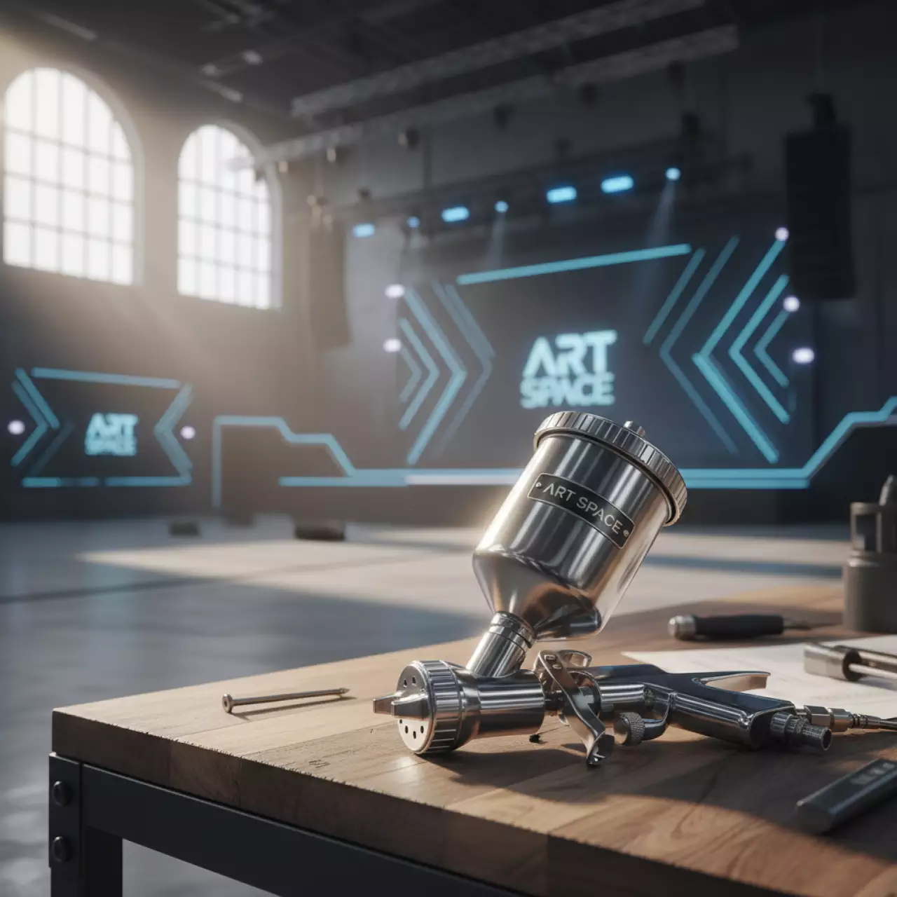 Аренда Краскопульты краскораспылители воздушные в VK Stadium Sirius — ART SPACE