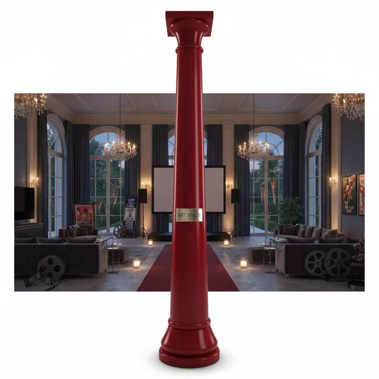 Аренда Красная Колонна на вилле «Анна» — ART SPACE