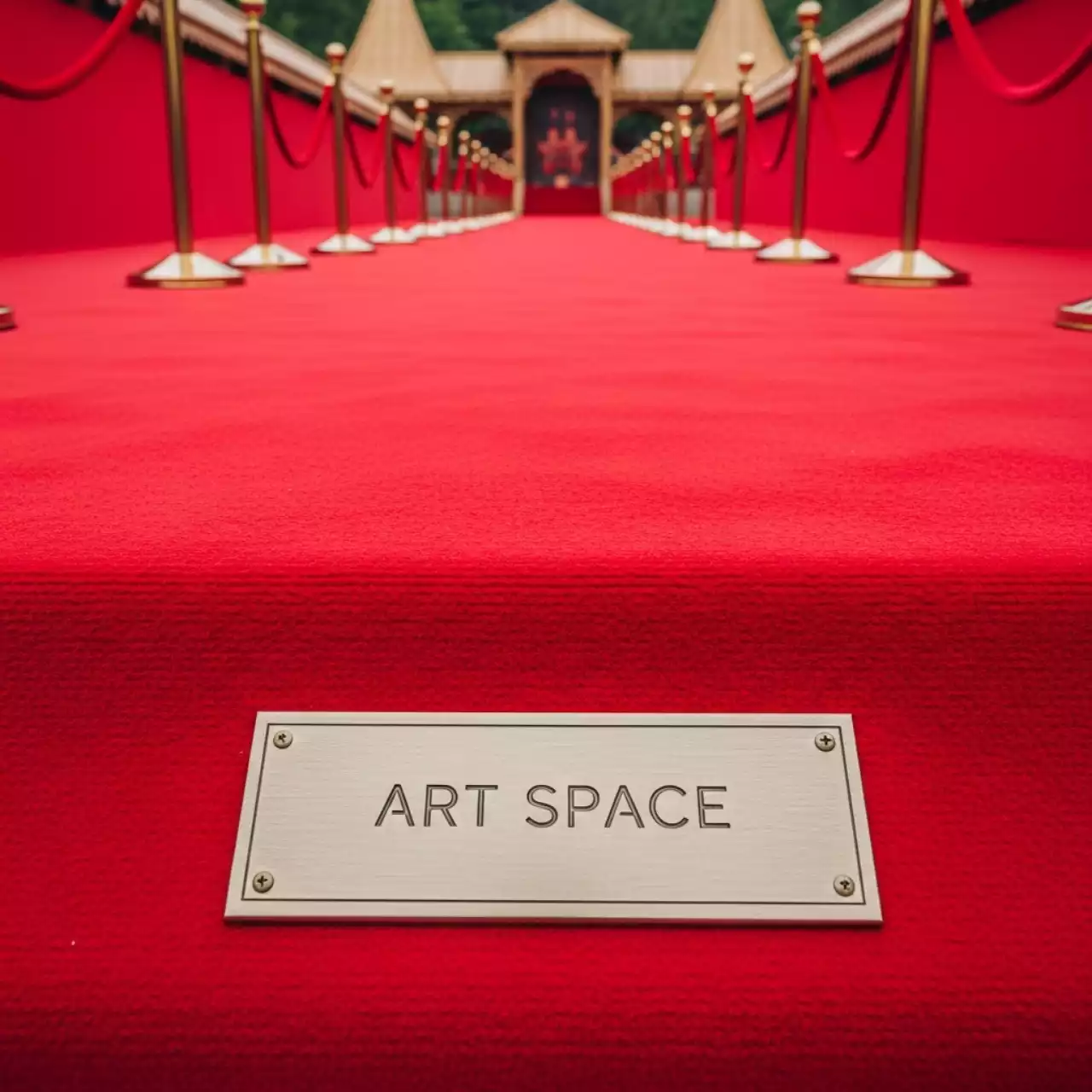Аренда Красная ковровая дорожка в стиле Оскара в этно-парке «Моя Россия» — ART SPACE