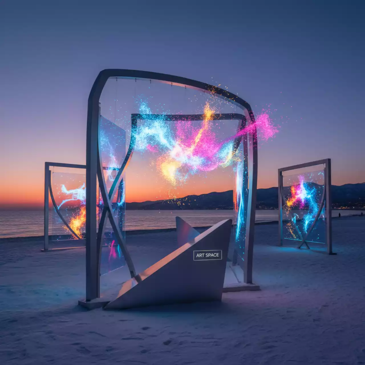 Аренда Красочный бум на пляже «Ривьера» — ART SPACE