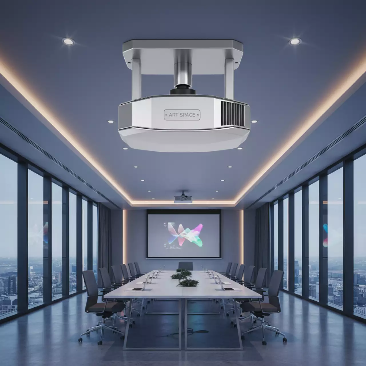 Аренда Крепление для проектора SMS Projector CL F2300 A S с Unislide серебристое в Mövenpick Hotel — ART SPACE