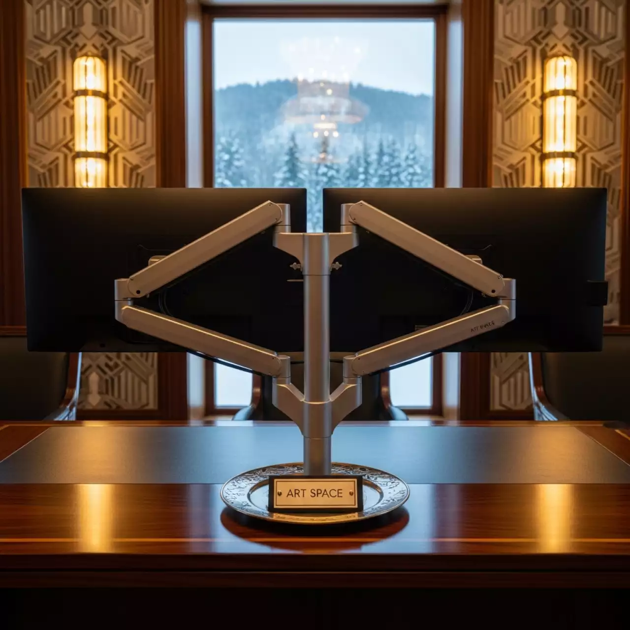 Аренда Крепление Ergotron LX настольное двойное в санатории «Заполярье» — ART SPACE