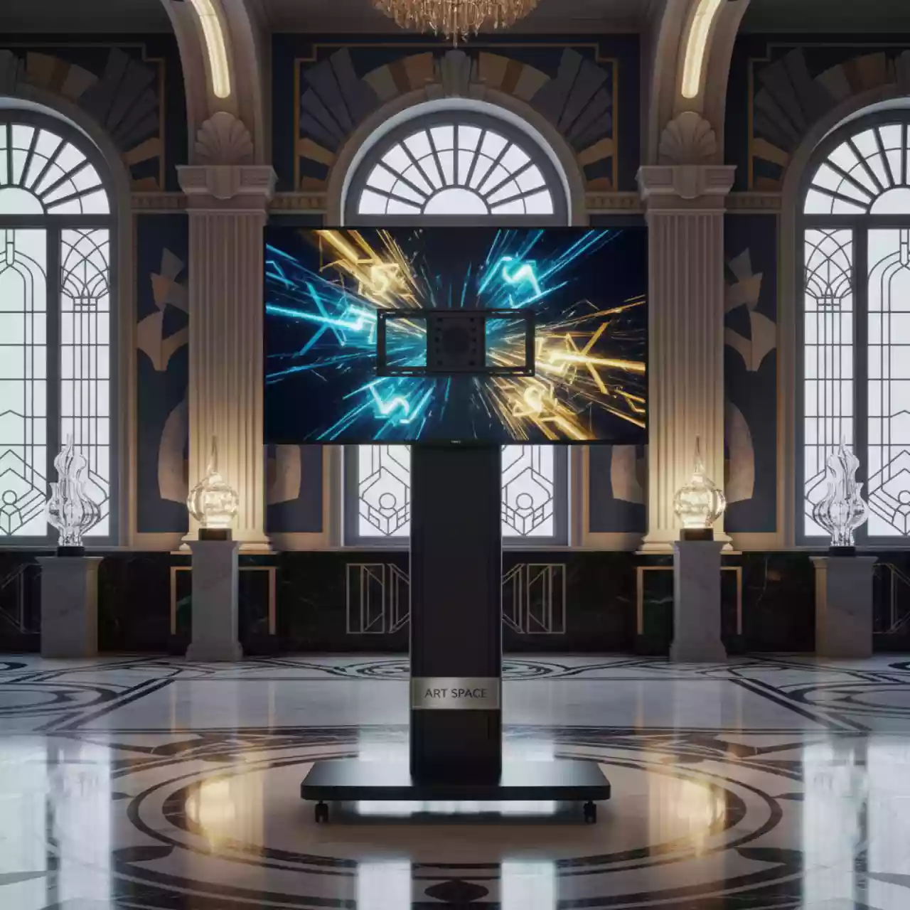 Аренда Крепление Innex CM55 мобильная стойка для панелей и телевизоров в Bridge Resort — ART SPACE