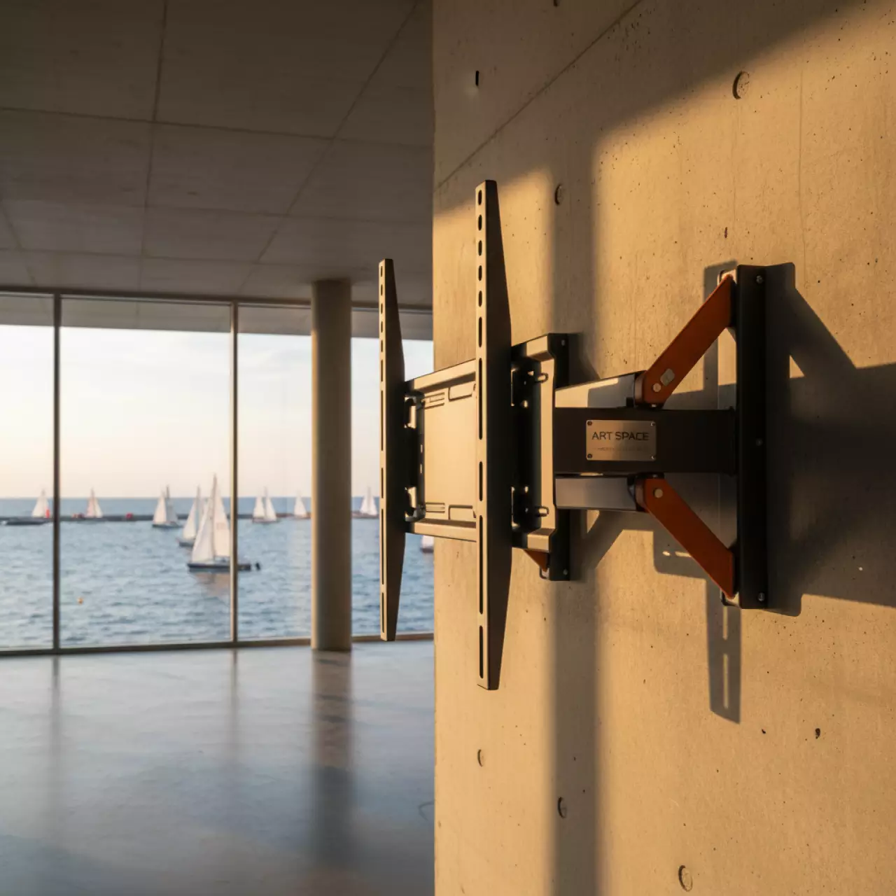 Аренда Крепление настенное NexTouch 55 75 на парусной регате (Сочи) — ART SPACE