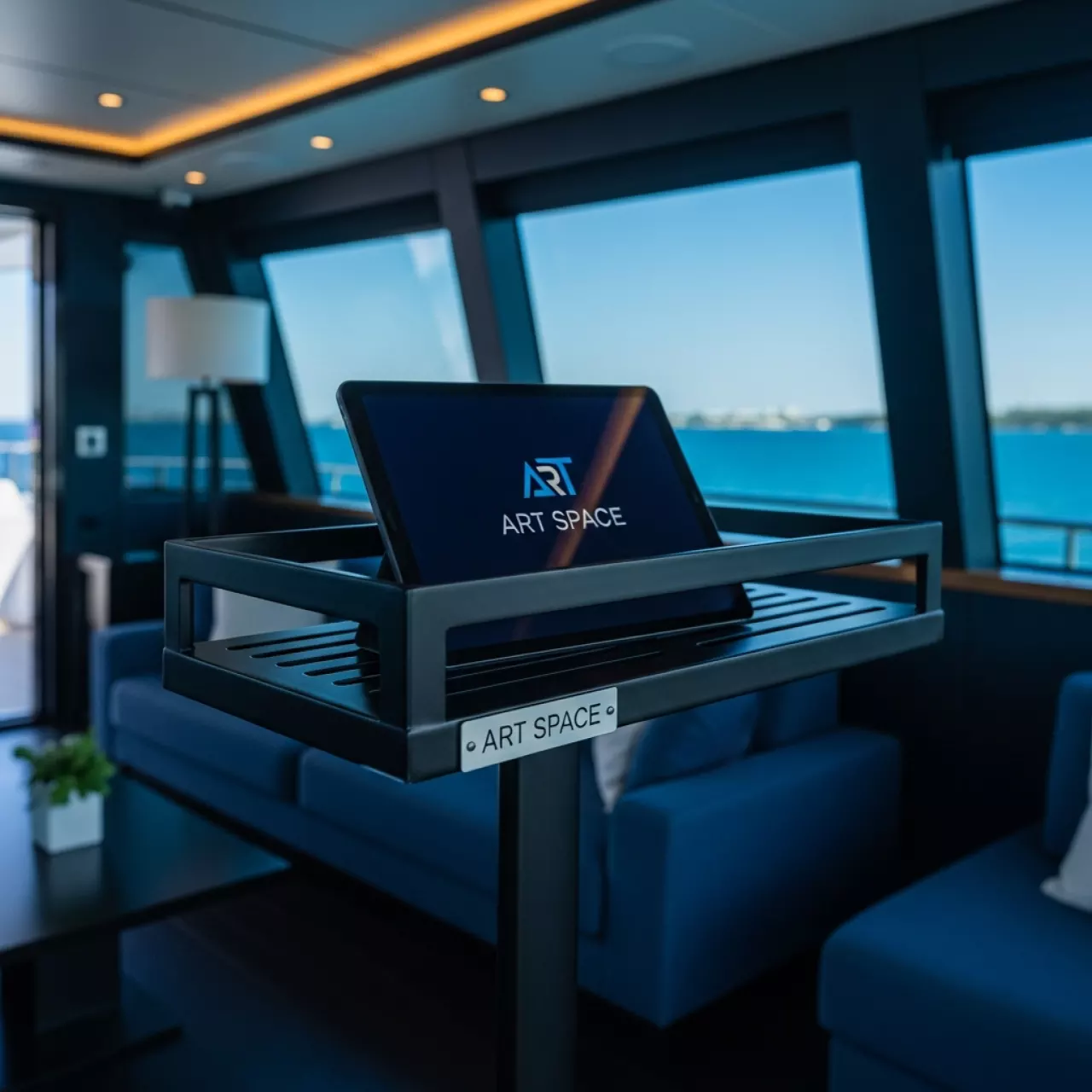 Аренда Крепление Onkron полка для мобильной стойки APT 1881 чёрная на VIP-яхте (Имеретинский порт) — ART SPACE