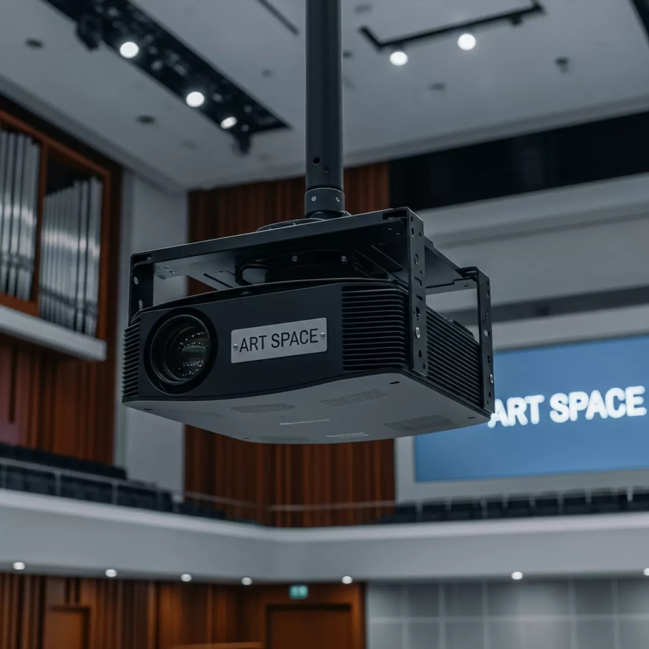 Аренда Крепление потолочное для проектора Wize Pro 35 кг наклон ±15° в Зале органной и камерной музыки — ART SPACE