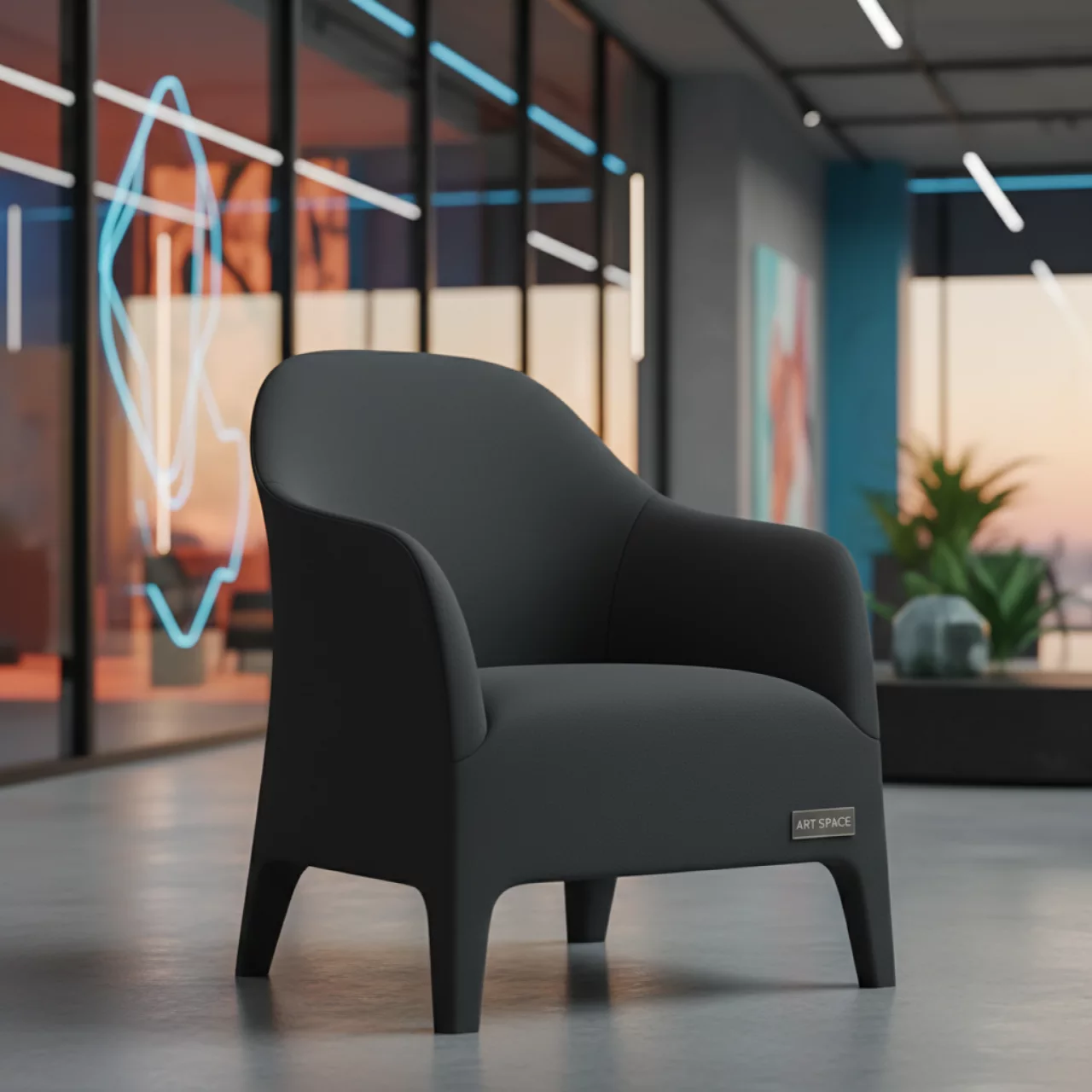 Аренда Кресла антрацит с УФ защитой Aran в Mantera Supreme — ART SPACE