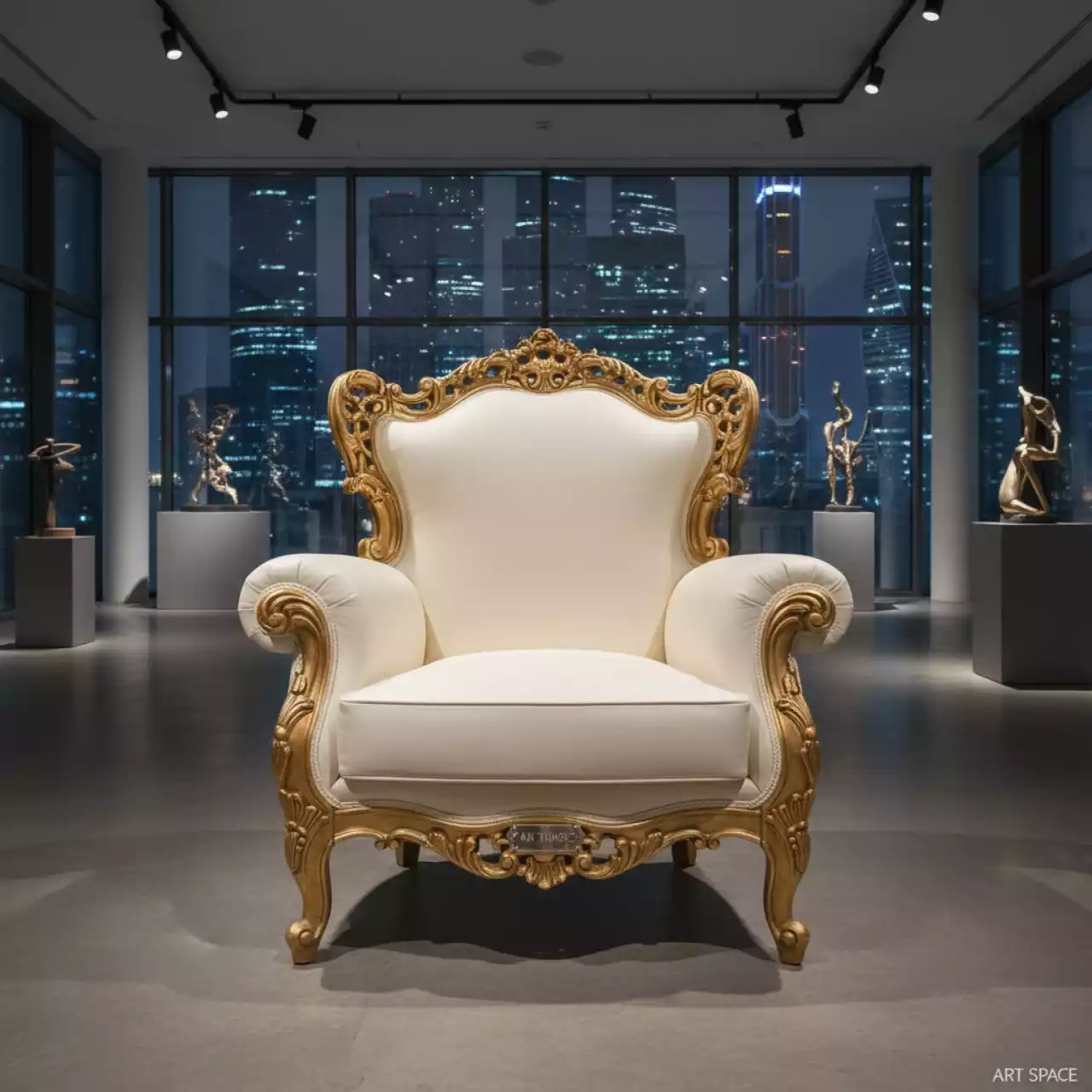 Аренда Кресла BAROQUE кремовое в Stella di Mosca — ART SPACE