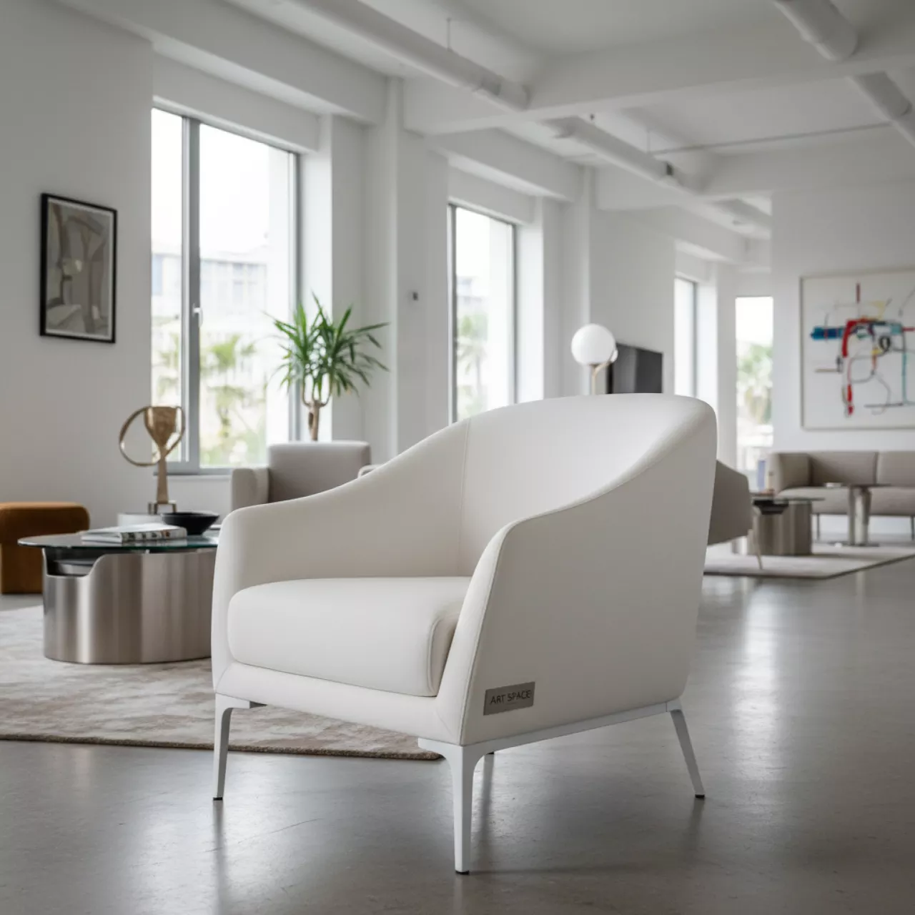 Аренда Кресла белое Floret в отеле Hyatt Regency Sochi — ART SPACE