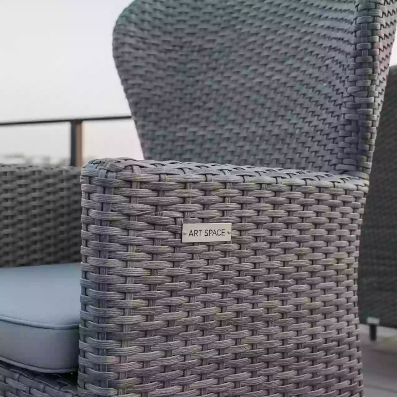 Аренда Кресла из искусственного ротанга YH C1130W TW gray на пляжных клубах Хосты — ART SPACE