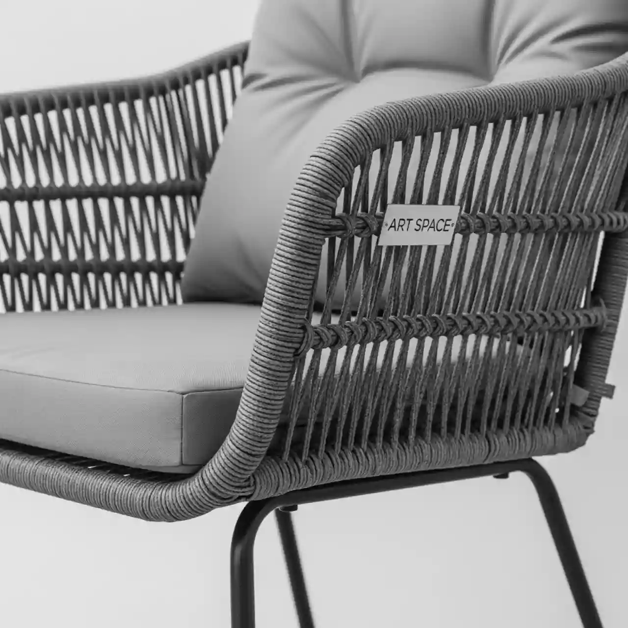 Аренда Кресла из искусственного ротанга YH C1250W grey в санатории «Черноморье» — ART SPACE