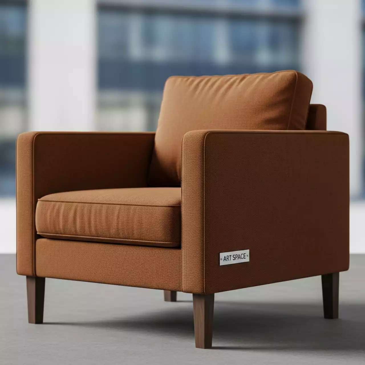 Аренда Кресла коричневого College H 8766L 1 в парке «Ривьера» — ART SPACE