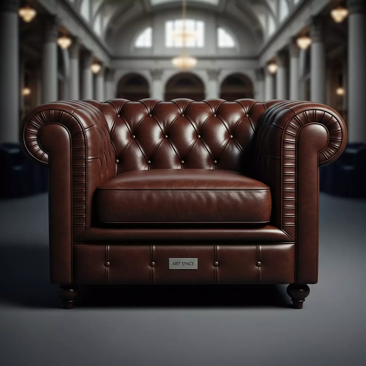 Аренда Кресла кожаного Chester в Зале органной и камерной музыки — ART SPACE