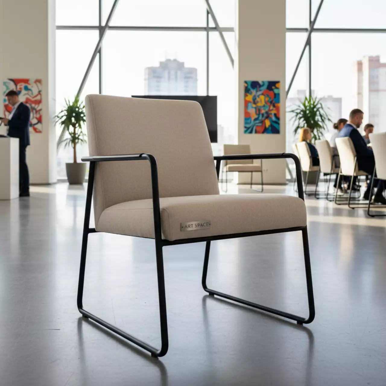 Аренда Кресла Liam Beige в Sport Inn Hotel & Wellness — ART SPACE